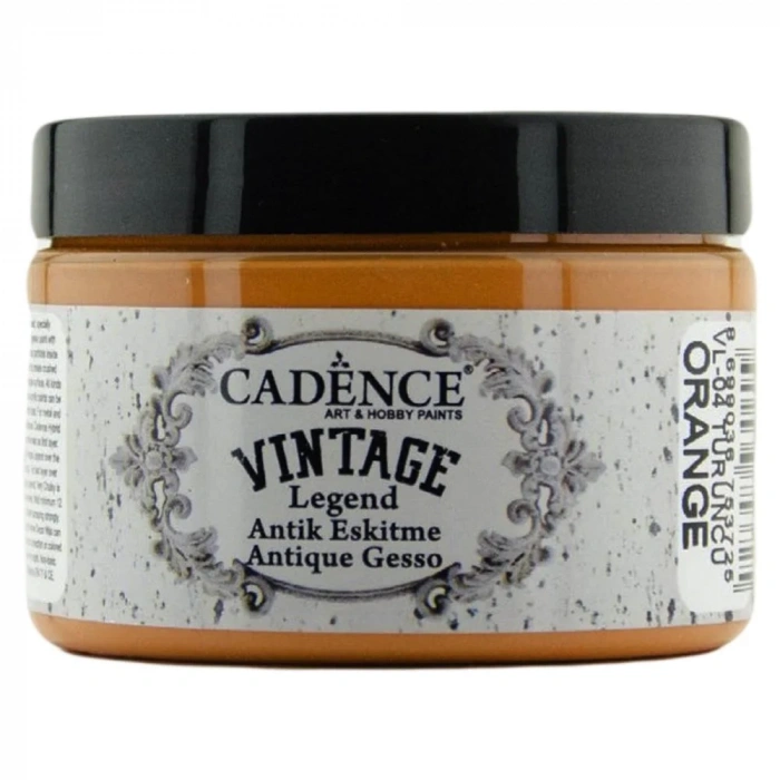 Cadence Vintage Legent Antik Eskitme Boyası 150ml 4 Turuncu