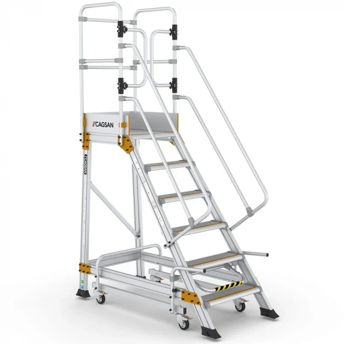 Çağsan Endüstriyel Alüminyum Platform EPN 2+1 Basamaklı - EPN2