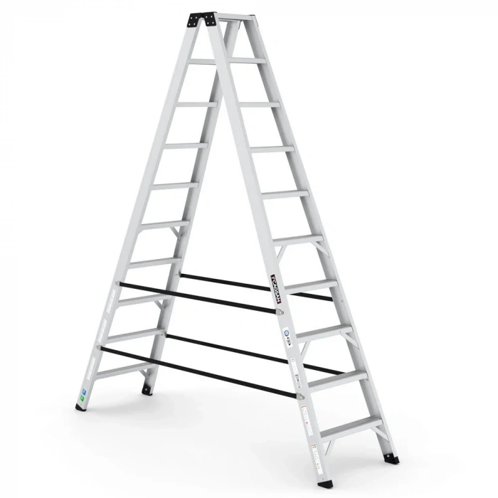 Çağsan Everest Pro Alüminyum Merdiven Çift Çıkışlı 10 Basamaklı - EVR-PRO10