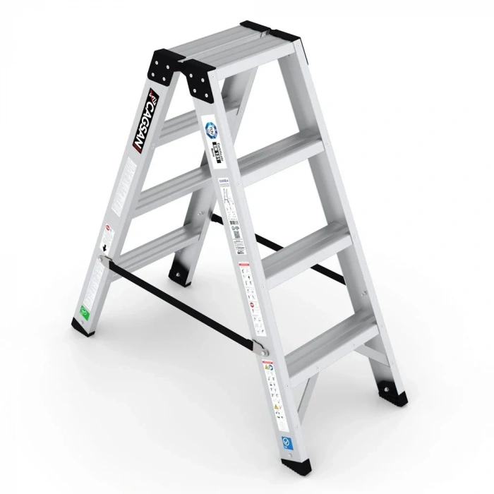 Çağsan Everest Pro Alüminyum Merdiven Çift Çıkışlı 4 Basamaklı - EVR-PRO4