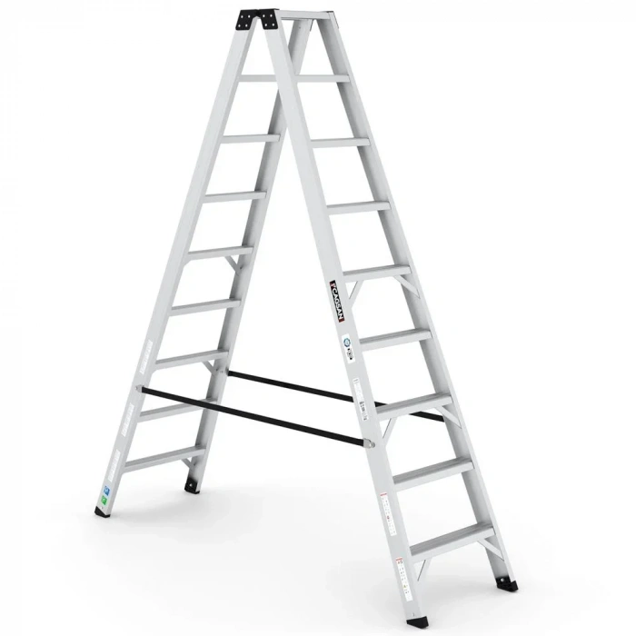 Çağsan Everest Pro Alüminyum Merdiven Çift Çıkışlı 9 Basamaklı - EVR-PRO9