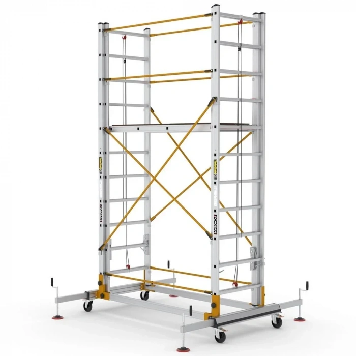 Çağsan Telesafe İki Parçalı Alüminyum İskele 2x11 Basamaklı - S006_XL_FP