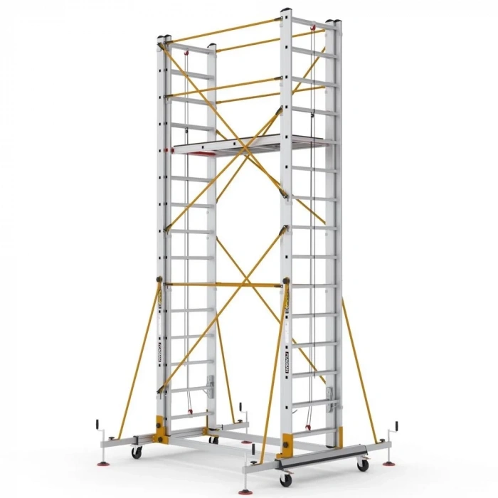 Çağsan Telesafe İki Parçalı Alüminyum İskele 2x15 Basamaklı - S008_XL_FP