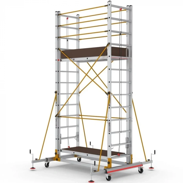 Çağsan Telesafe XL İki Parçalı Alüminyum İskele 2x13 Basamaklı - S007_XLN