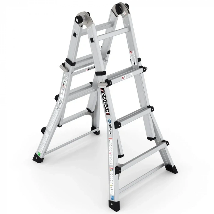Çağsan Telesky Çok Amaçlı Katlanır Alüminyum Merdiven 3 Basamaklı - CK250