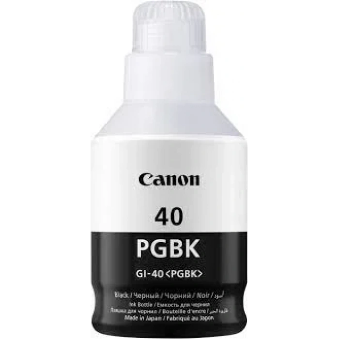 Canon Gı-40pgbk Siyah Mürekkep Kartuş 6000 Sayfa 170ml (g5040 G6040 G7040 Gm2040 Gm4040)
