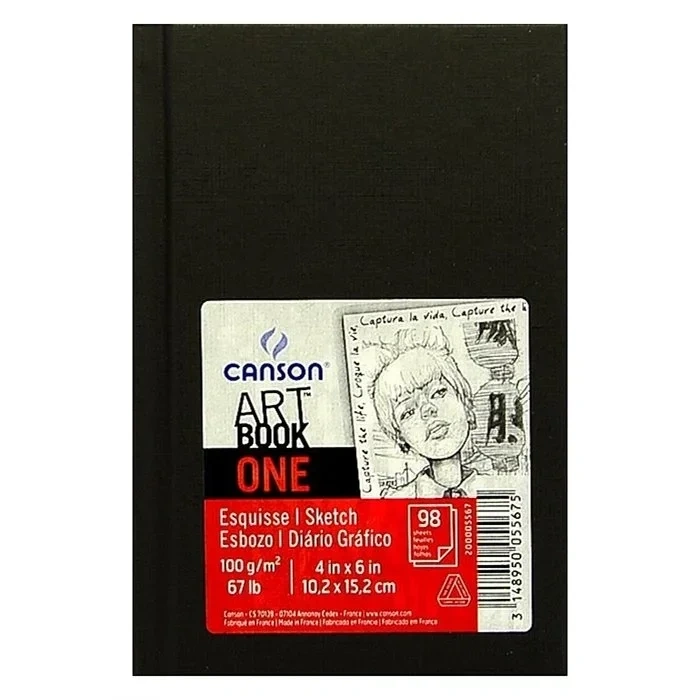 Canson Art Book One Eskiz Defter Sert Kapak 10.2X15.2cm 100gr 98yp