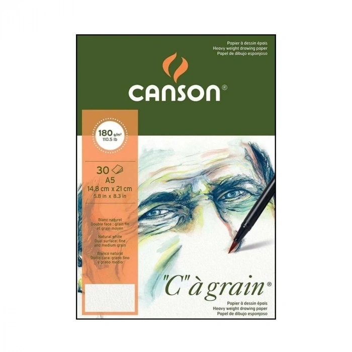 Canson C à grain Eskiz Çizim Defter A5 180gr 30yp