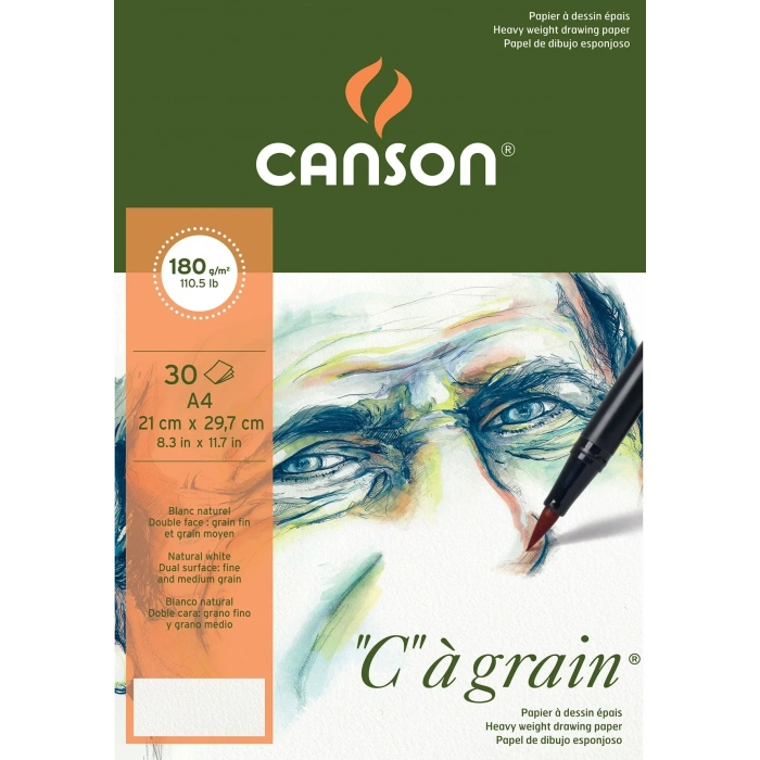 Canson C à grain Eskiz Çizim Defteri A4 180gr 30yp