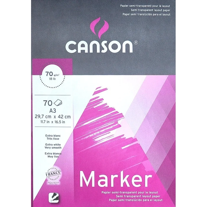 Canson Marker Defter A3 70gr 70yp 297233