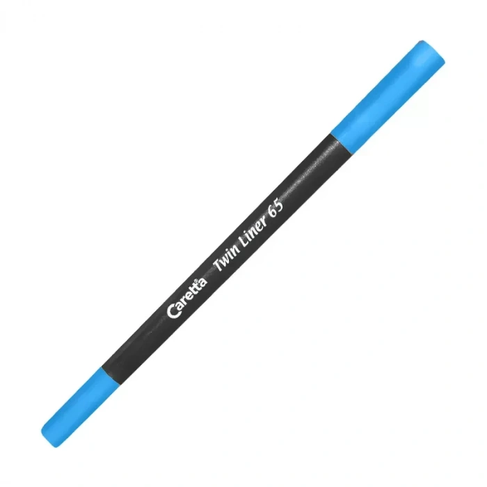 Caretta 65-07 Çift Uçlu Keçeli Kalem 0.4-1mm Mavi