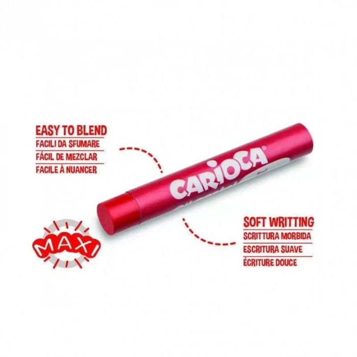 CARİOCA 43278 YAĞLI PASTEL BOYA KALEMİ 24 RENK