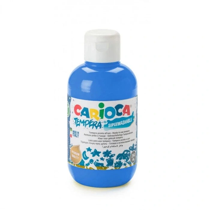 Carioca Tempera Yıkanabilir Poster Boya 250 ml. MAVİ