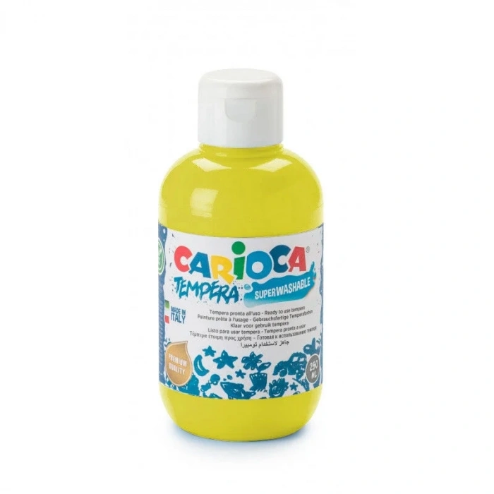 Carioca Tempera Yıkanabilir Poster Boya 250 ml. SARI
