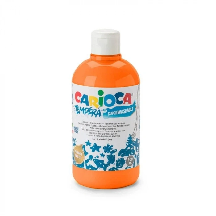 Carioca Tempera Yıkanabilir Poster Boya 500 ml. TURUNCU