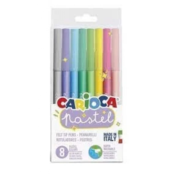 Carioca Yıkanabilir Pastel Keçeli Kalem Seti 8li