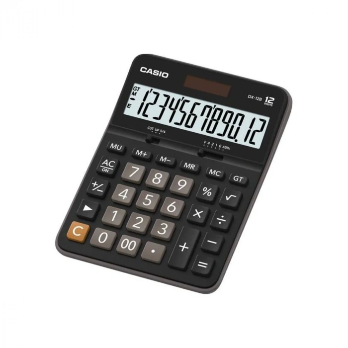 Casıo Dx-12b-bk Hesap Makinesi 12 Haneli Siyah