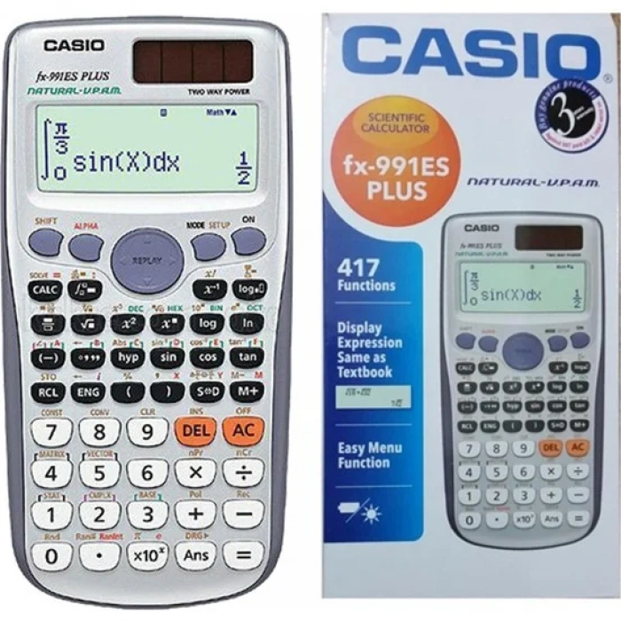 CASIO FX-991 ES  PLUS FONKSİYONLU HESAP MAKİNESİ