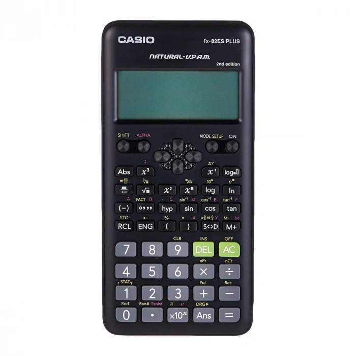 Casio Hesap Makinası Bilimsel Fonksiyonlu FX-82ES Plus 2nd Edition Siyah