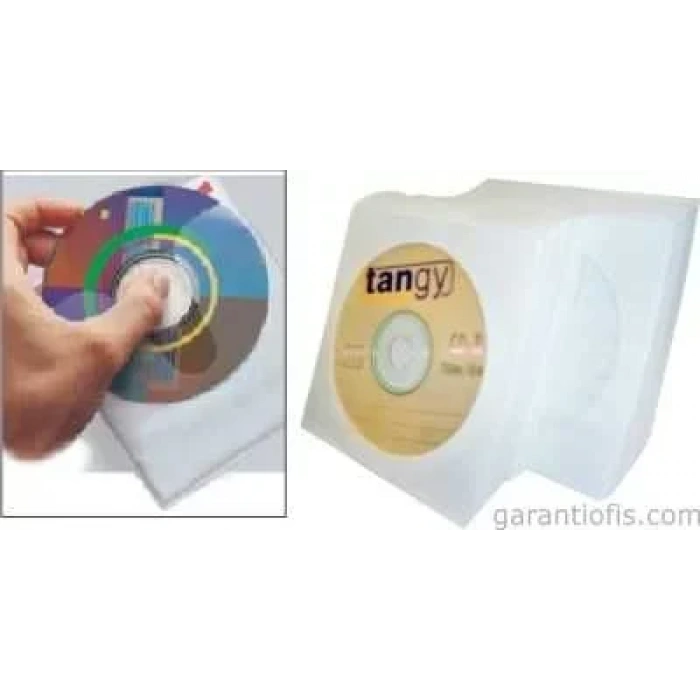 Cd & Dvd Zarfı Pencereli Beyaz 110gr (50 li Paket)