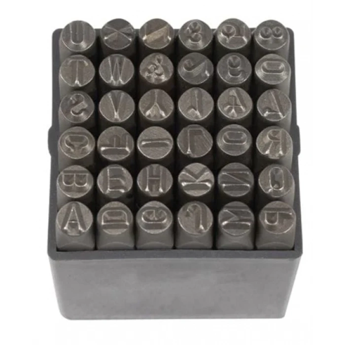 Çelik Harf 36 Parça 8 Mm