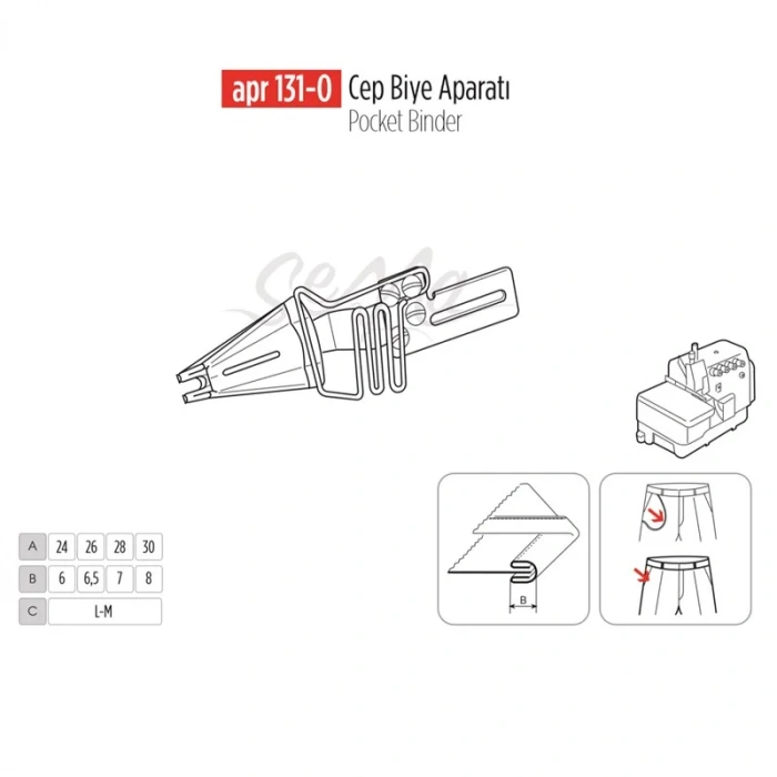 Cep Biye Apara 28mm / APR 131-0