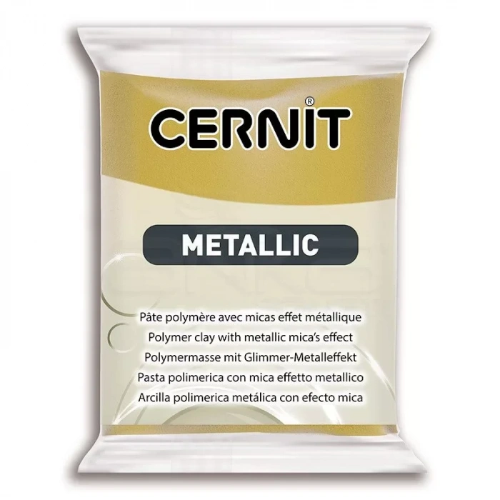 Cernit Metallic Polimer Kil 56g 053 Rich Gold