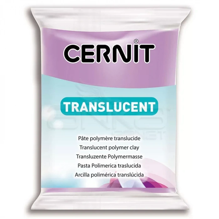 Cernit Translucent (Transparan) Polimer Kil 56g 900 Violet