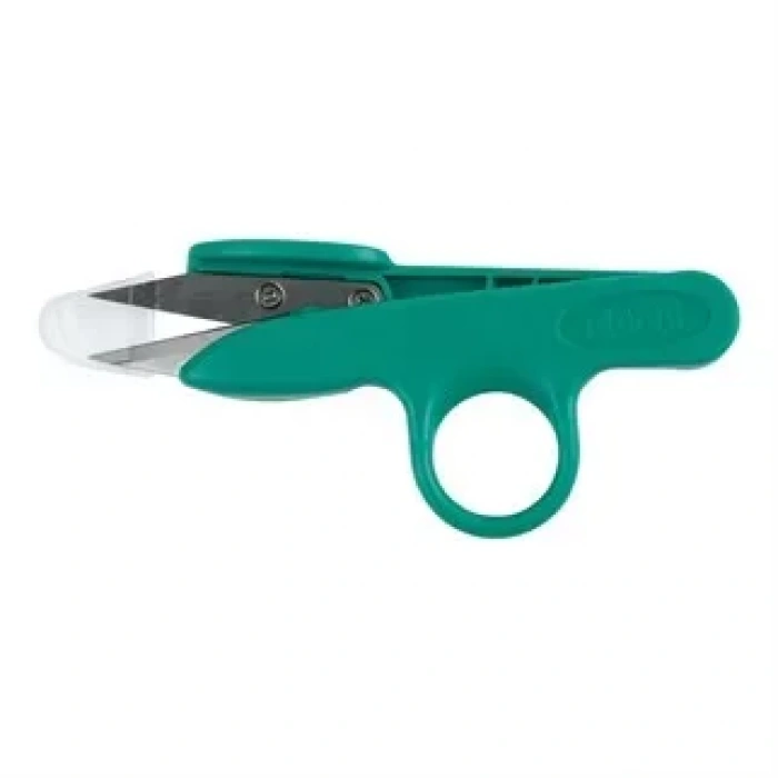 Chichi Tc-801 Plastik Yaylı İplik Temizleme Makası Yeşil