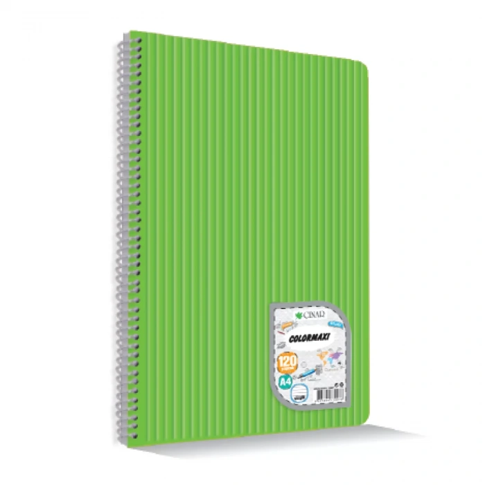 Çınar Colormaxı A4 72 Yp Kareli Pp Kapak Spiralli Defter 73002
