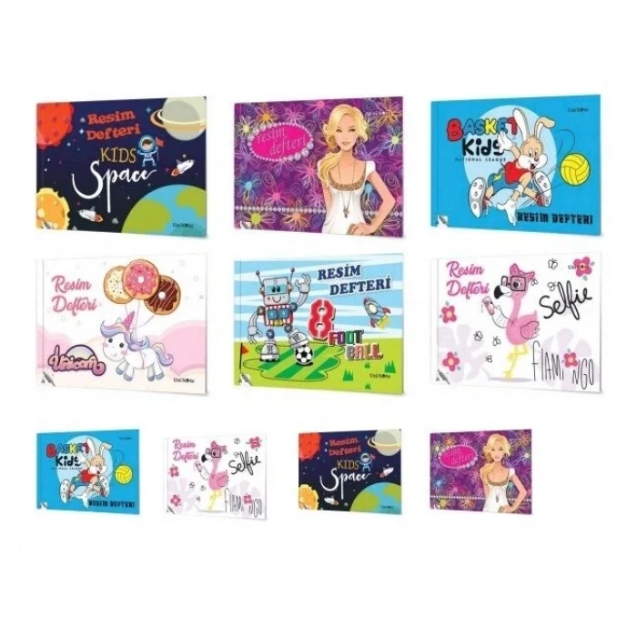 Çınar Dikişli Perforajlı (Koparılabilir) Resim Defteri Küçük Boy 15x22 cm. 40 yaprak