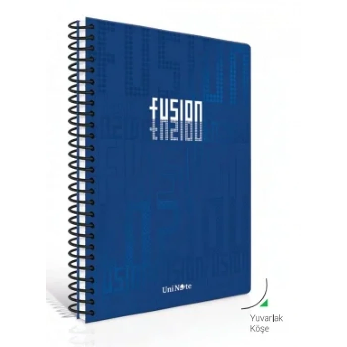 Çınar Fusion Spiralli Sert Kapak Defter 17x24 Kareli 100 Yaprak (55135)