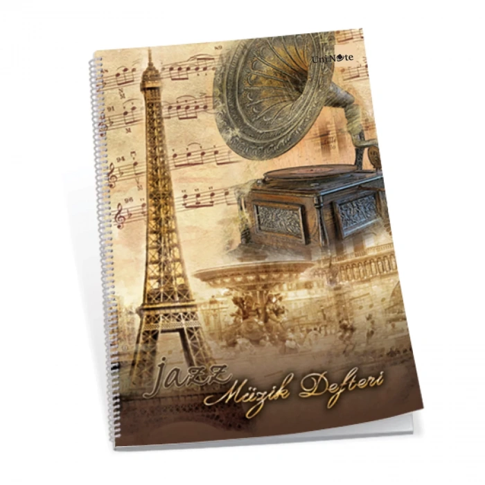 ÇINAR JAZZ MÜZİK DEFTERİ 30 YP SPİRALİ 36000