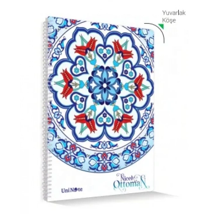 ÇINAR NİCEA OTTOMAN SPİRALLİ DEFTER A4 KARELİ 72 YAPRAK (71708)