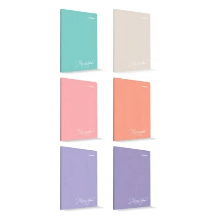 Çınar Pastel Plastik Kapak Defter A4 Kareli 40 Yaprak (76402)