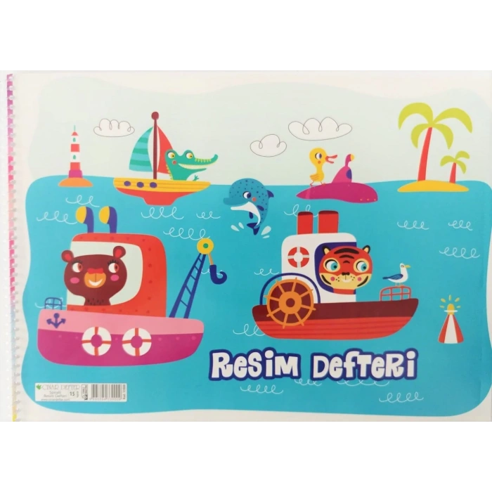 Çınar Spiralli Resim Defter 25x35cm 15 yaprak