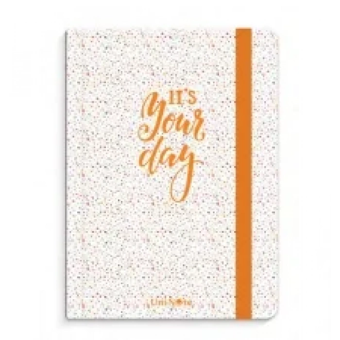 ÇINAR UNİ-NOTE YOUR DAY LASTİKLİ SPİRALLİ SERT KAPAK DEFTER 17x24 KARELİ 120 YAPRAK (55185)