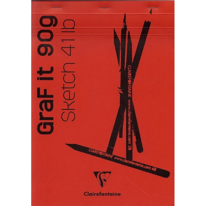 Clairefontaine Graf It Eskiz Çizim Defteri (A4) 90gr 80 Sayfa