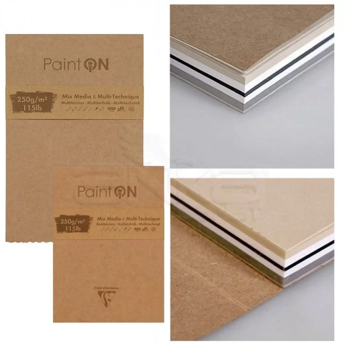 Clairefontaine Paint On Multi-technique Karışık Teknik Blok 250g 50 Yaprak