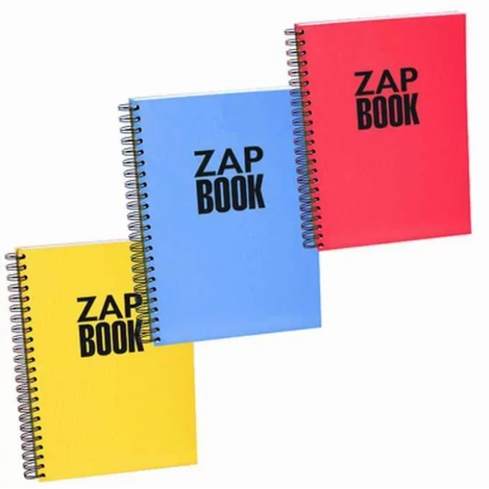 Clairefontaine Zap Book Uzun Kenarı Spiralli Sketch Defter 80g 160 Yaprak