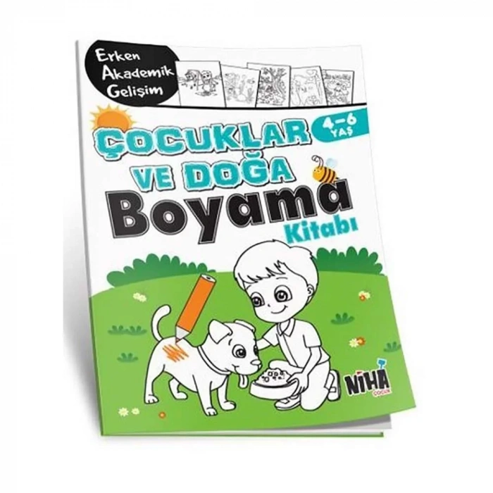 Çocuk  Eag Çocuklar Ve Doğa Boyama Kitabı 4-6 Yaş
