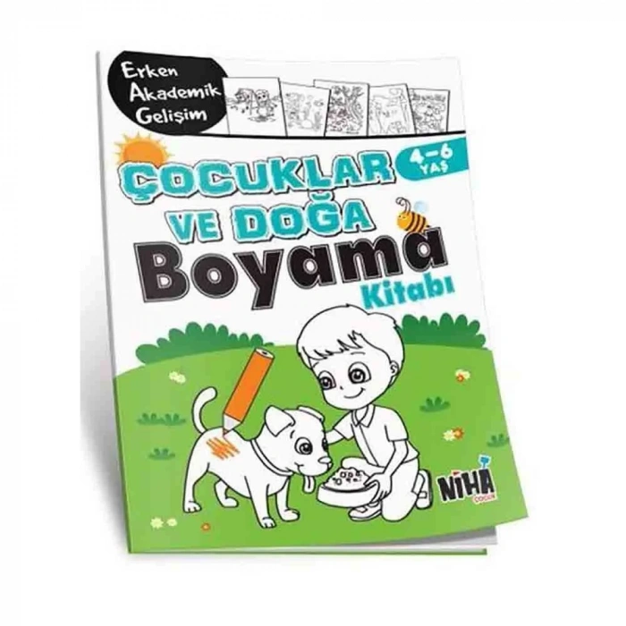 Çocuk  Eag Çocuklar Ve Doğa Boyama Kitabı 4-6 Yaş