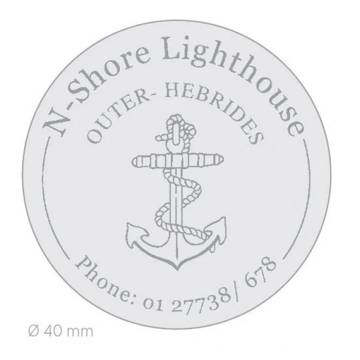 COLOP CEP R40 MAVİ KASA MAVİ KEÇE - 40MM