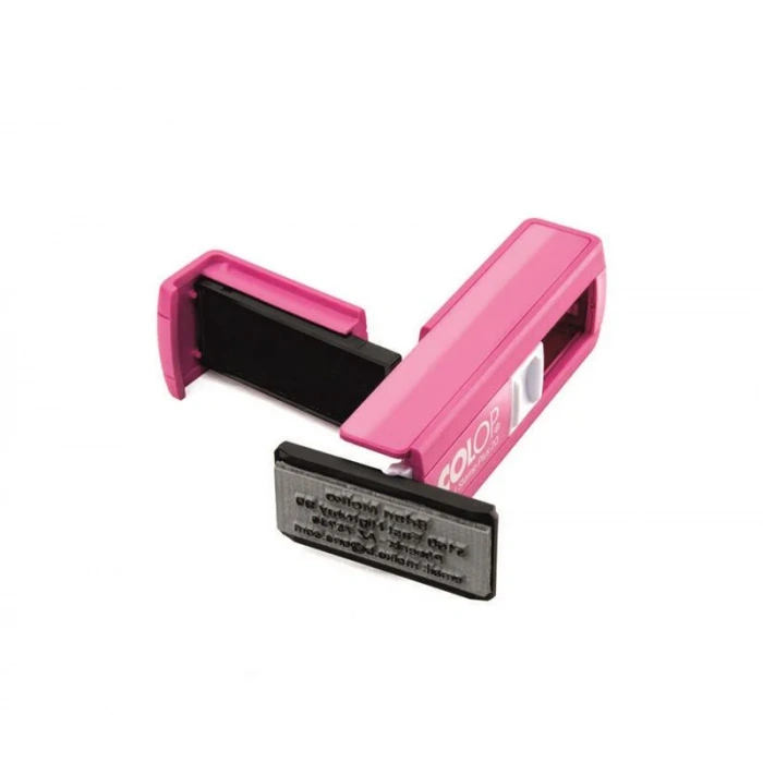 COLOP CEP20 KAŞE PEMBE KASA SİYAH KEÇE - 14X38MM