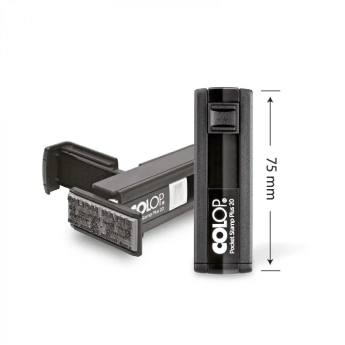 COLOP CEP20 KAŞE SİYAH KASA SİYAH KEÇE - 14X38MM