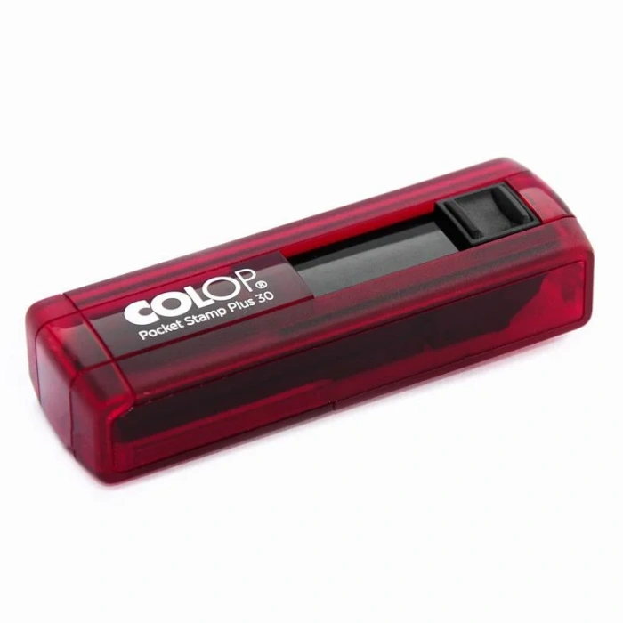 COLOP CEP30 KAŞE KIRMIZI KASA SİYAH KEÇE - 18X47MM