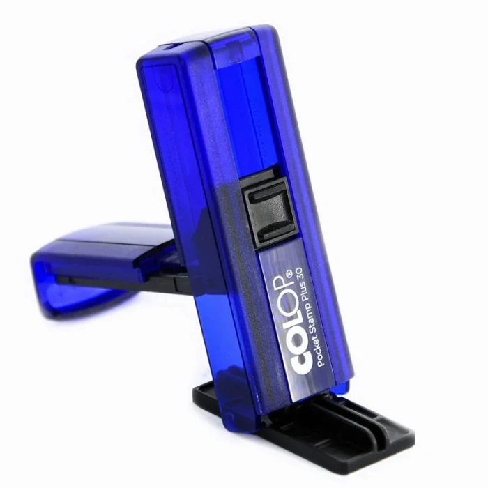 COLOP CEP30 KAŞE MAVİ KASA SİYAH KEÇE - 18X47MM