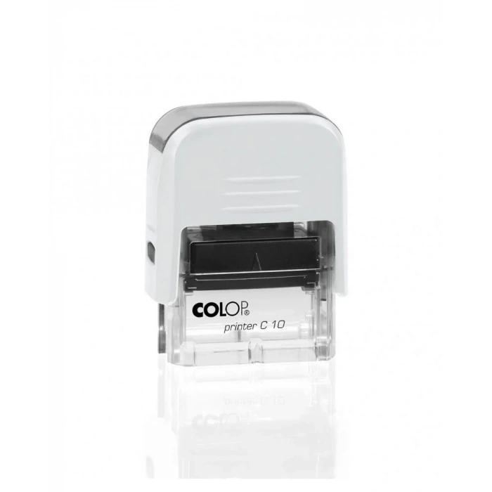 COLOP PRINTER C10 BEYAZ KASA SİYAH KEÇE - 10X27MM