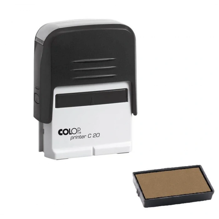 COLOP PRINTER C20 SİYAH KASA KURU KEÇE - 14X38MM