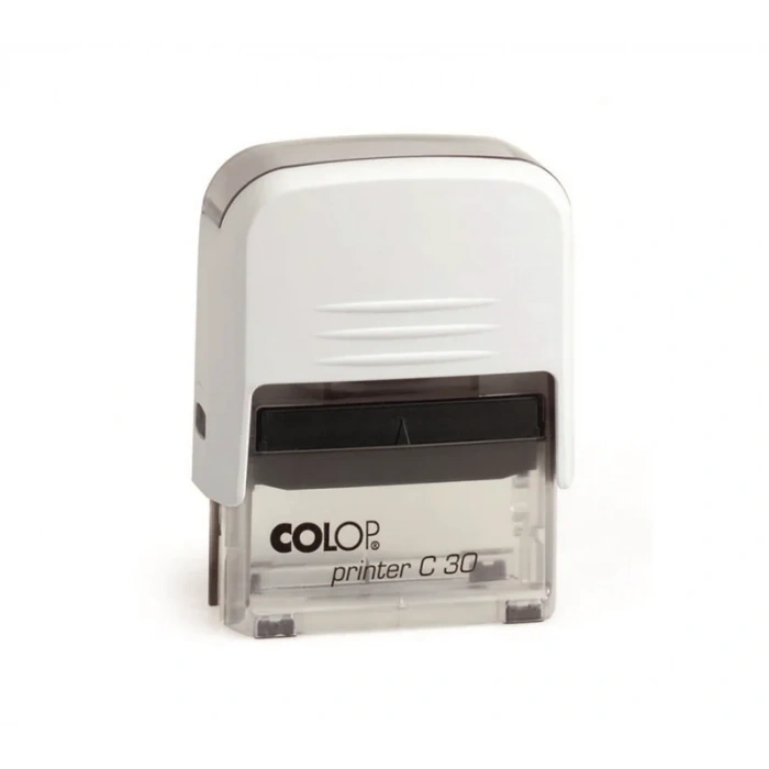 COLOP PRINTER C30 BEYAZ KASA SİYAH KEÇE - 18X47MM